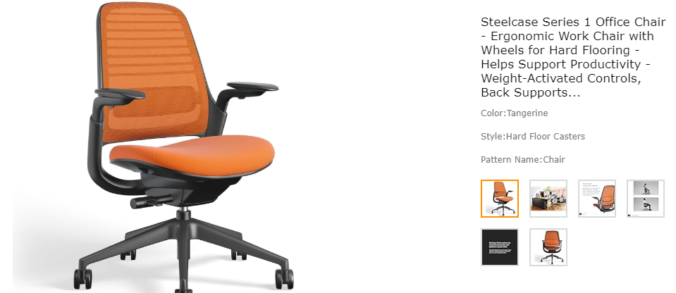 Various ergonomic office chairs displayed in a stylish home office setting, showcasing their unique designs and features, highlighting our top picks available on Amazon
